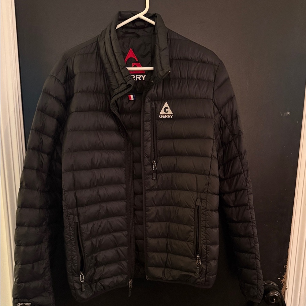 Gerry Men's Black Quilted Packable Puffer Jacket size Medium